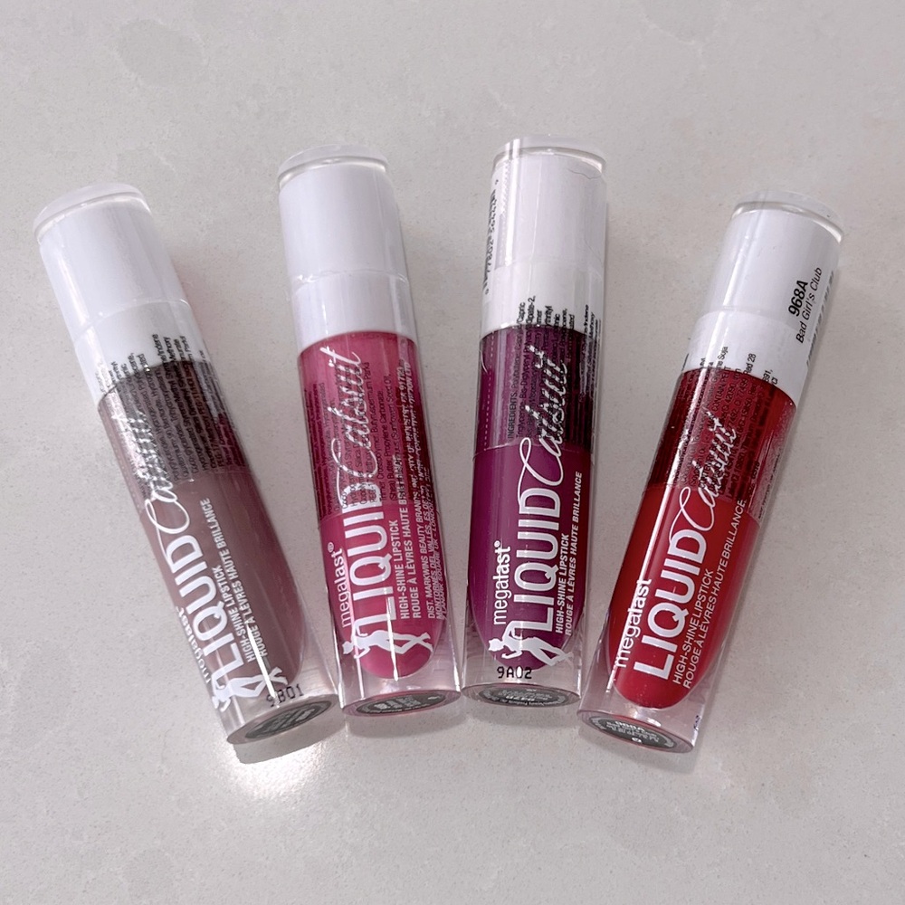 Megalast Liquid Catsuit High-shine Lipstick Bundle (4)